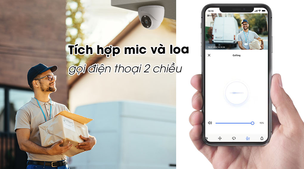 ezviz h4 đàm thoại
