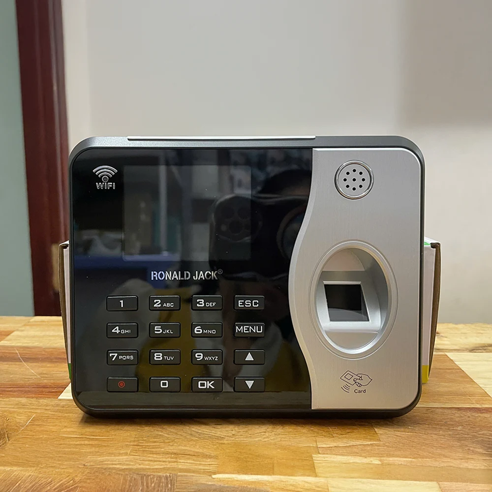 Máy Chấm Công Vân Tay, Thẻ Ronald Jack 1800 - Kết Nối Wifi