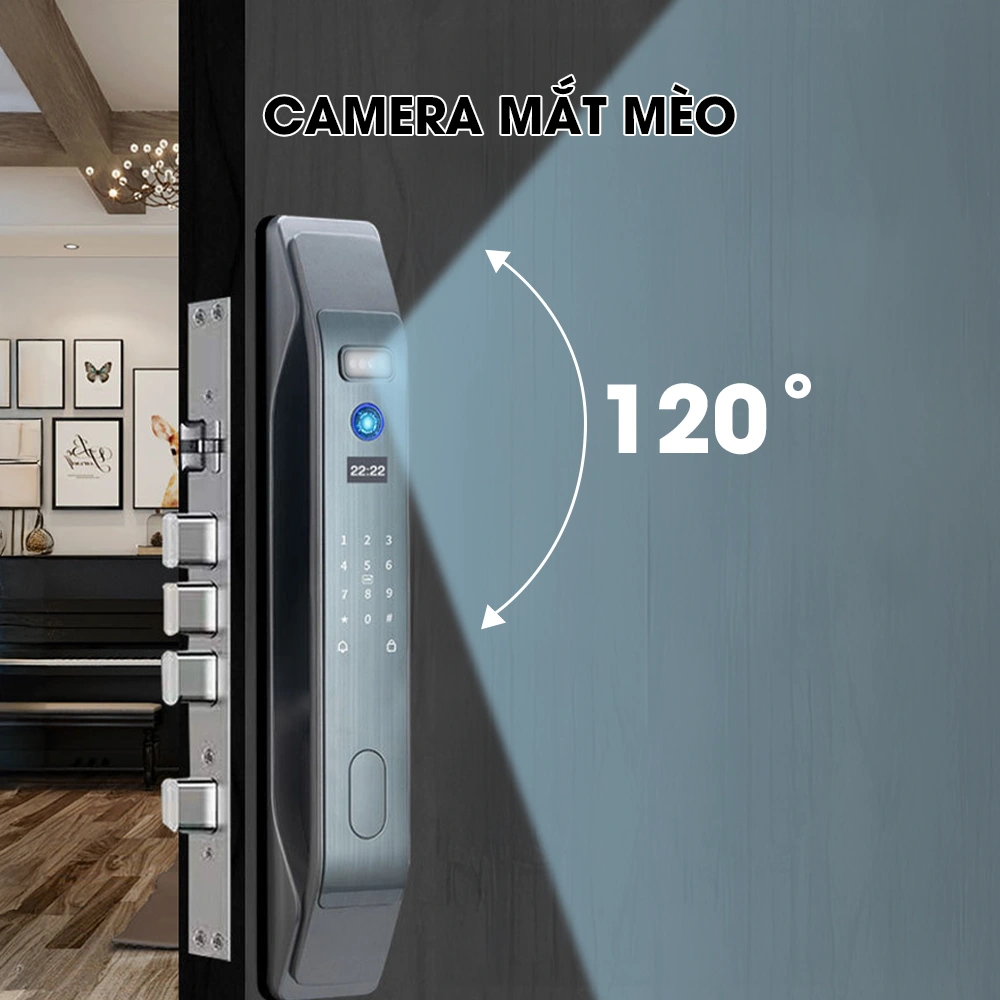 Khoá Cửa Khuôn Mặt Thông Minh Divo DF5 - Chính hãng