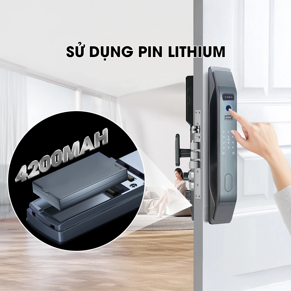 Khoá Cửa Khuôn Mặt Thông Minh Divo DF5 - Chính hãng