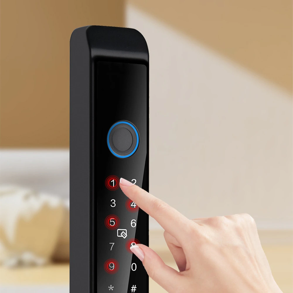 Khóa Vân Tay Cửa Nhôm DiVo KA12 - Lắp cho Cửa Đóng và Cửa Lùa (trượt)