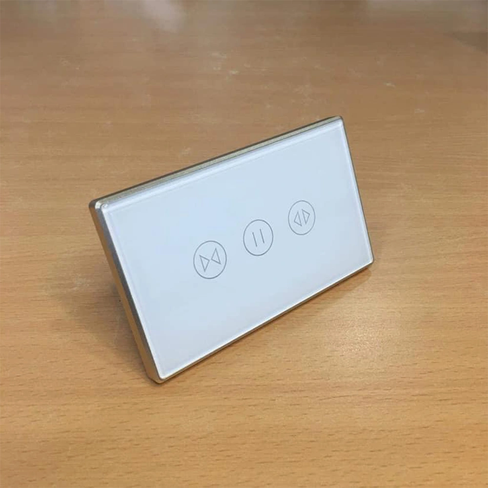 Điều Khiển Cửa Cuốn Mặt Kính Viền Nhôm T03 - Dùng App Tuya