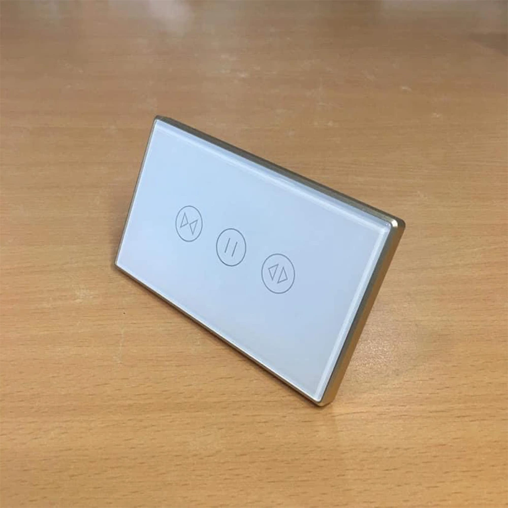 Điều Khiển Cửa Cuốn Mặt Kính Viền Nhôm T03 - Dùng App Tuya