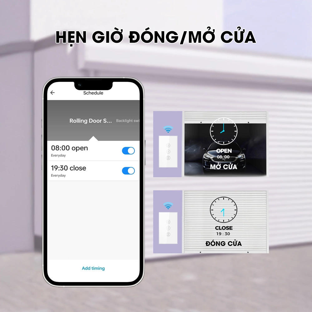 Bộ Điều Khiển Cửa Cuốn Thông Minh ZiTech Pro