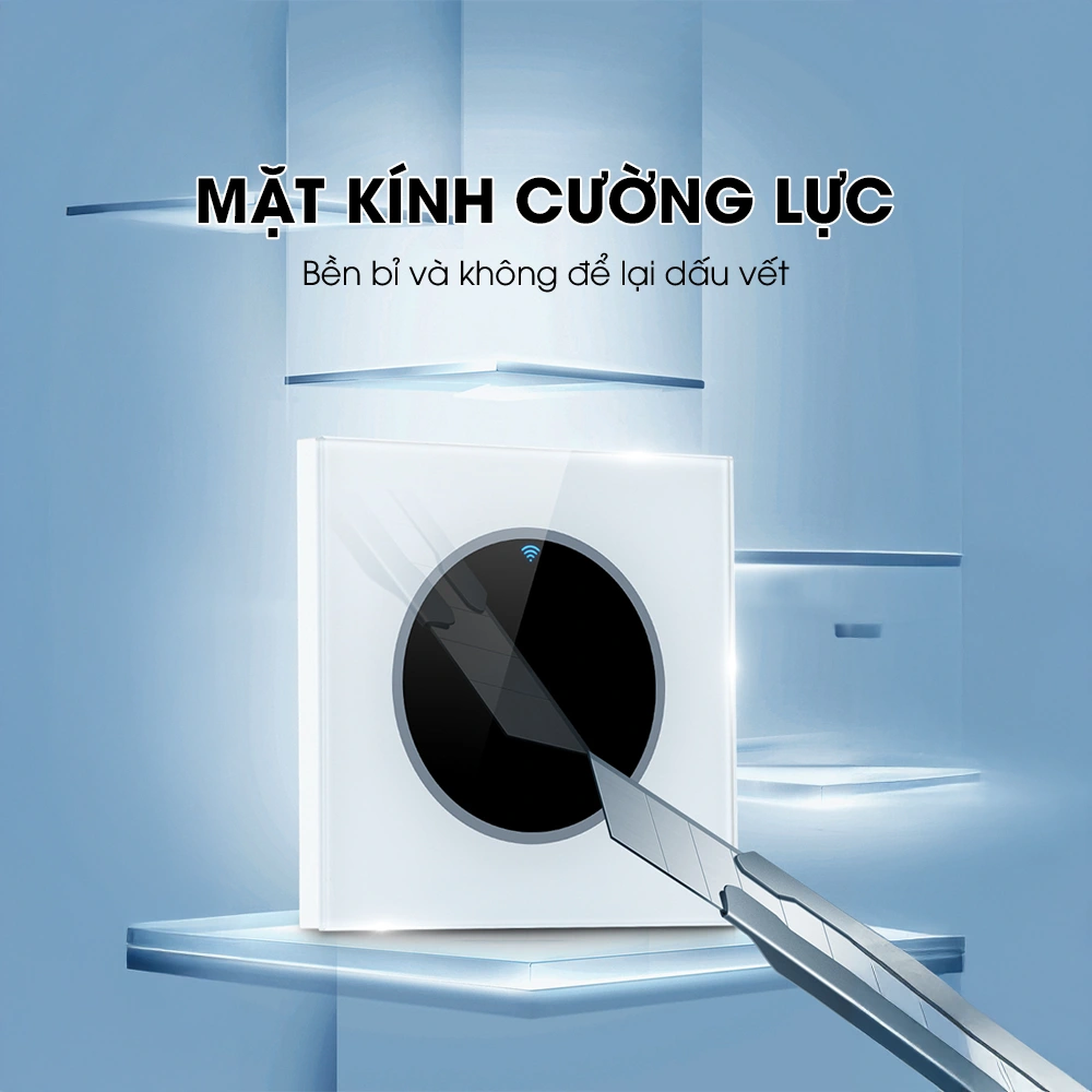 Bộ Điều Khiển Cửa Cổng Mặt Kính T04 - Kết Nối Wifi