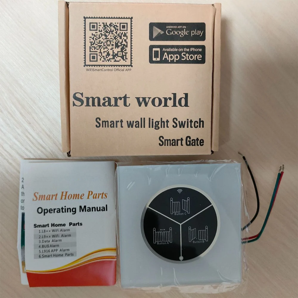 Bộ Điều Khiển Cửa Cổng Mặt Kính T04 - Kết Nối Wifi