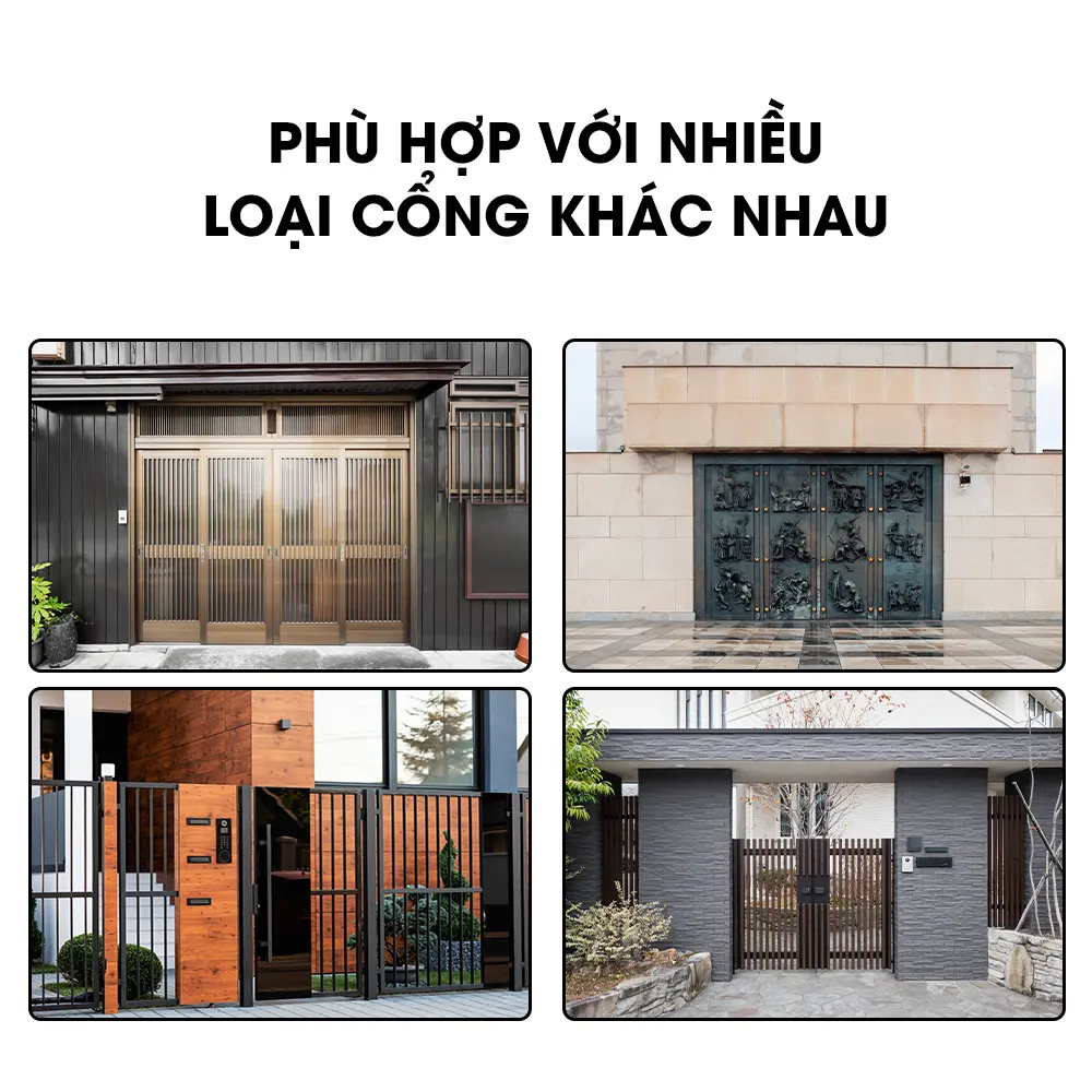 Motor Đóng Mở Cổng Điều Khiển Từ Xa Jenosi - Tải Trọng Cửa 1400kg