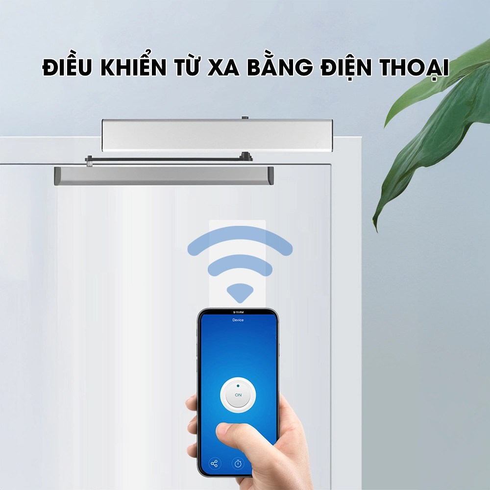 Motor Đóng Mở Cửa Phòng Từ Xa ZX-L100 - Cửa Đẩy Ra Ngoài Hoặc Vào Trong