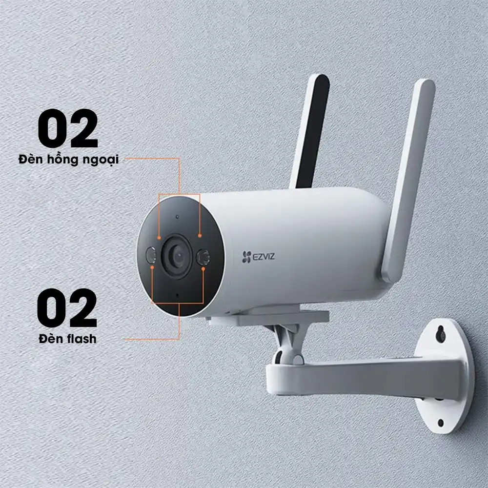 Camera Ezviz H5 2K - Kết Nối Sim 4G