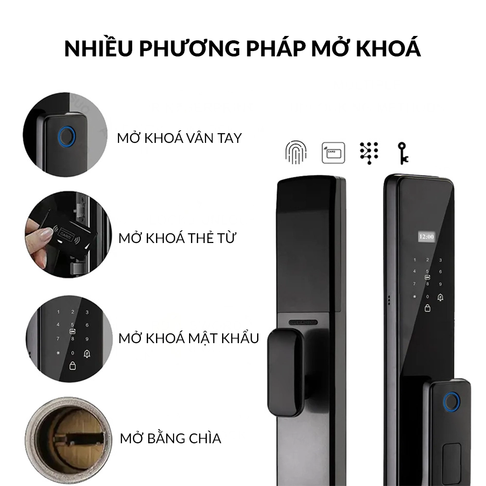 Khóa cửa thông minh DIVO GA37 - Mẫu Mới Nhất 2025
