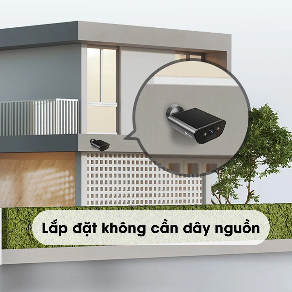 Camera Ezviz EB5 8MP - Sử Dụng Pin