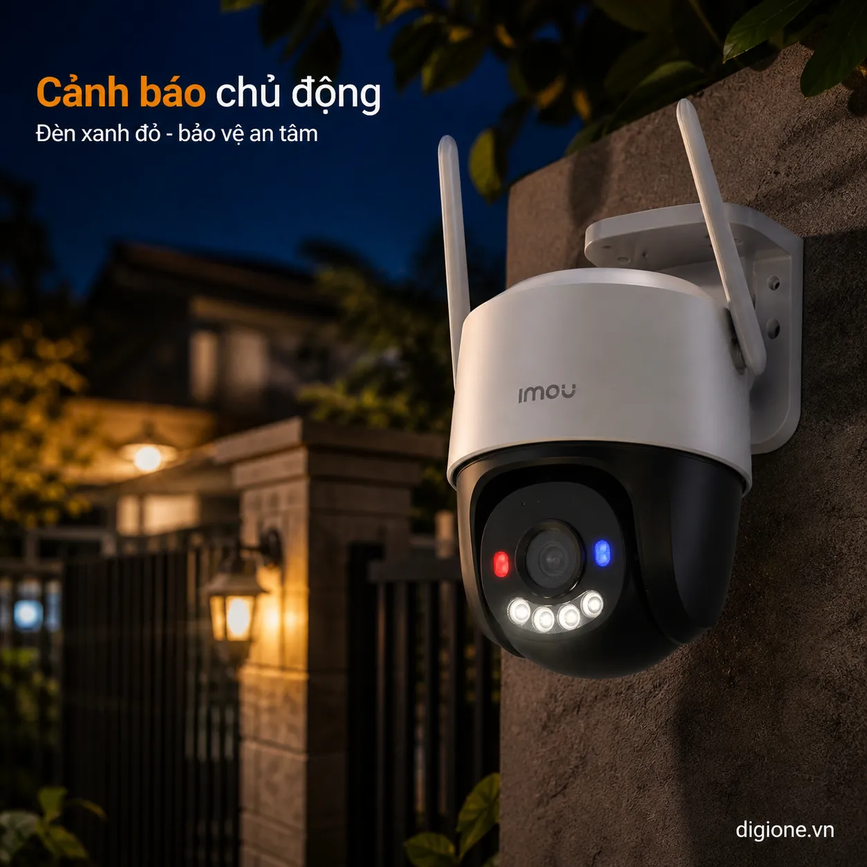 Camera IMOU Cruiser SC IPC-K7FP-V2 4G 3MP 2K - SIM 4G, Có màu đêm