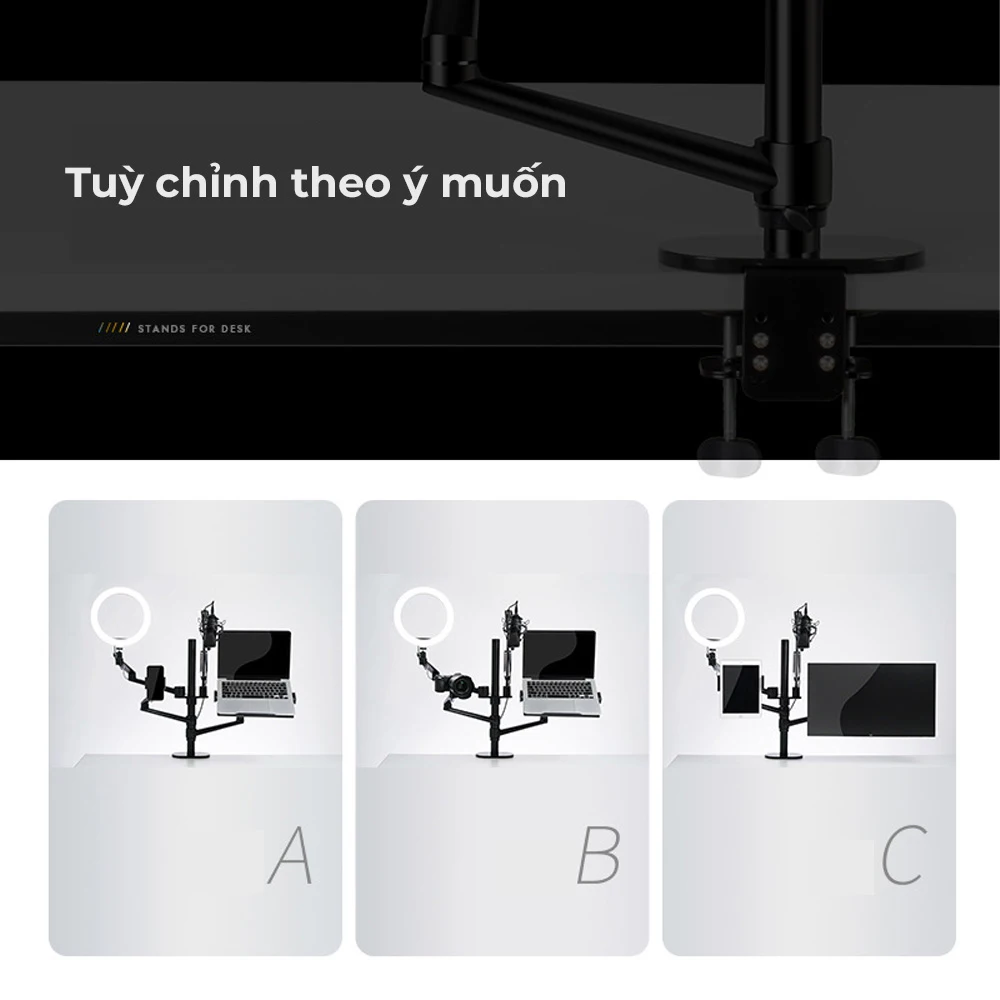 Giá Đỡ Livestream Chuyên Nghiệp B200 – Đa Chức Năng 4 trong 1
