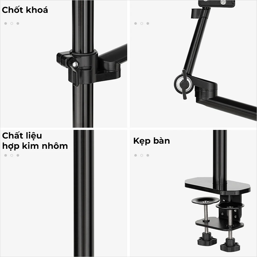 Giá Đỡ Livestream Chuyên Nghiệp B200 – Đa Chức Năng 4 trong 1
