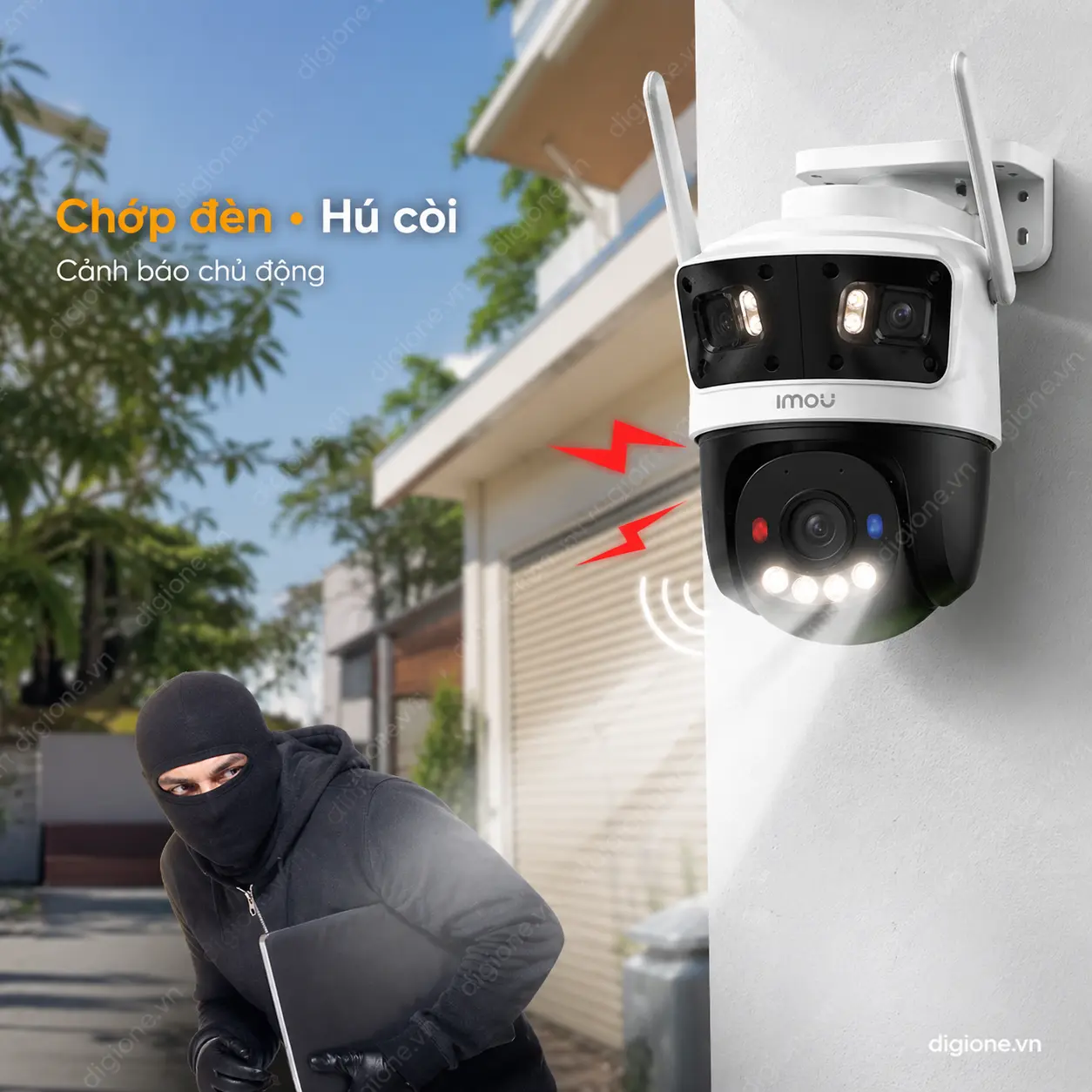 Camera IMOU 3 Mắt Cruiser Triple IPC-S7UP-11M0WED Ngoài Trời 11MP - IP66
