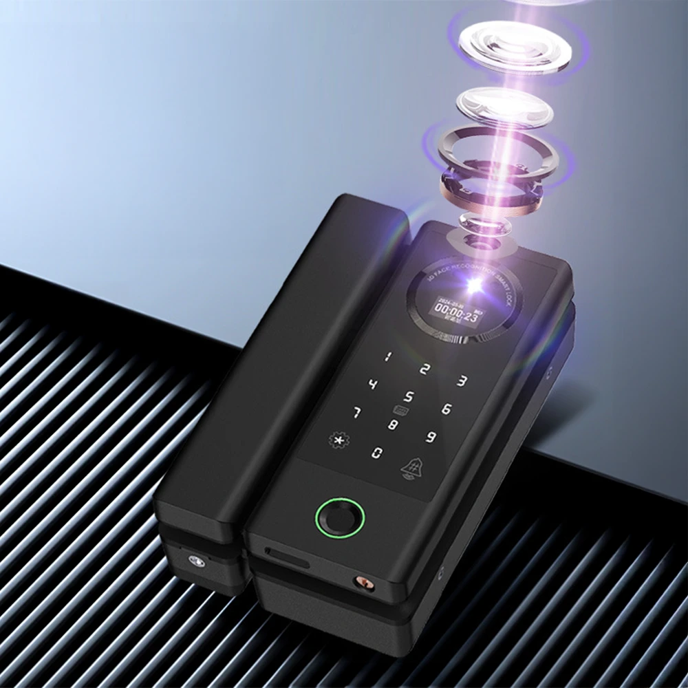 Khoá Cửa Kính Andu A840 - Khuôn Mặt, Vân Tay, App