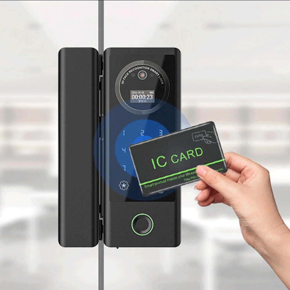 Khoá Cửa Kính Andu A840 - Khuôn Mặt, Vân Tay, App