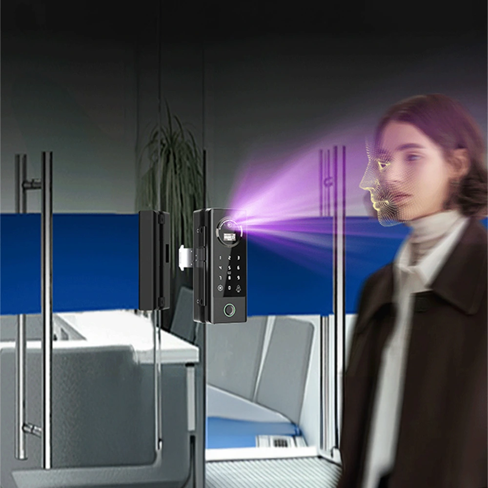 Khoá Cửa Kính Andu A840 - Khuôn Mặt, Vân Tay, App