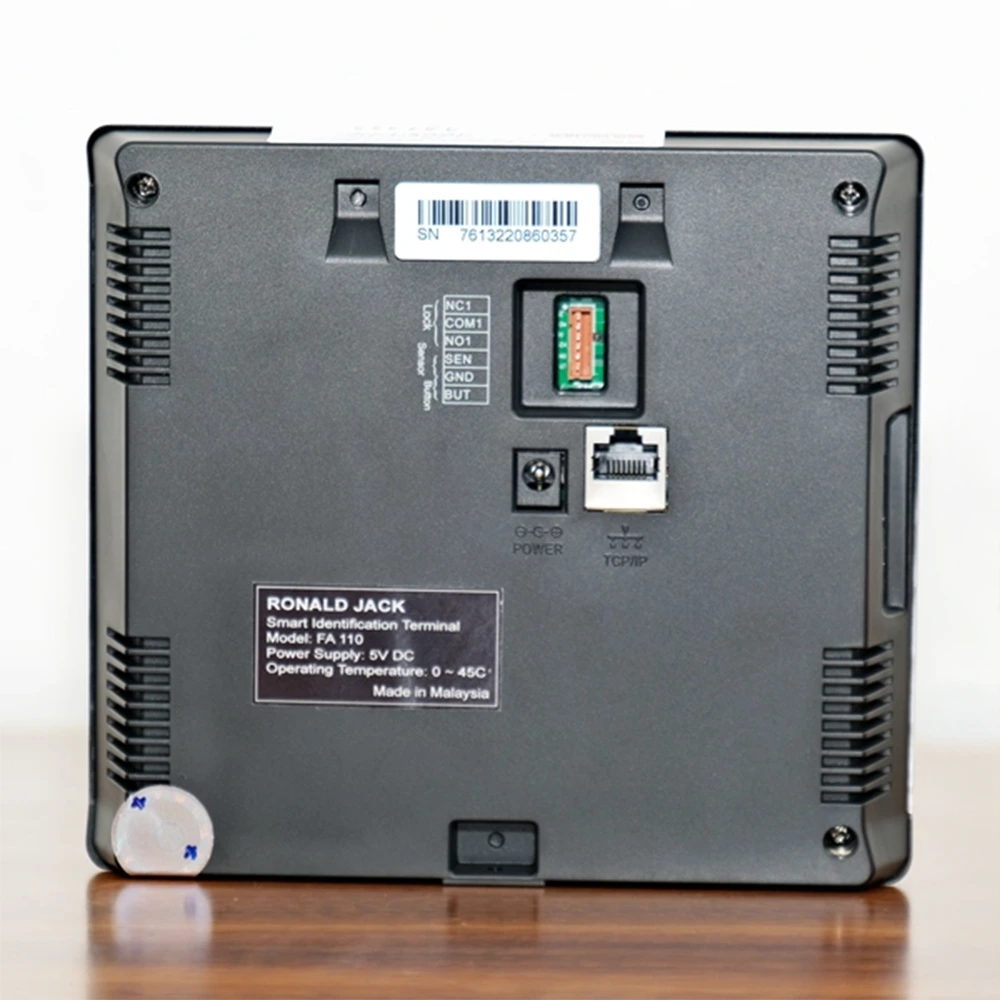 Máy Chấm Công Nhận Diện Khuôn Mặt Ronald Jack FA-110