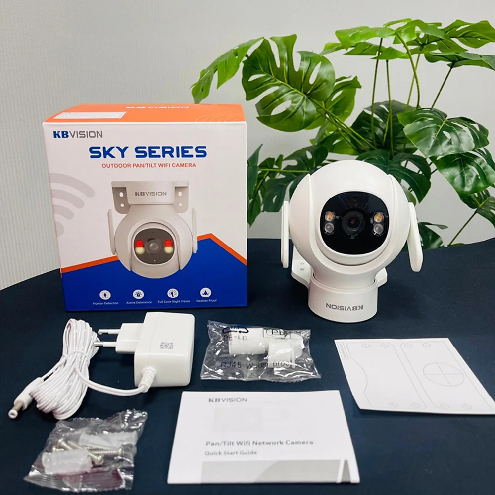 Camera IP Wifi Kbvision KX-S5BW 5MP - Xoay 360 Độ