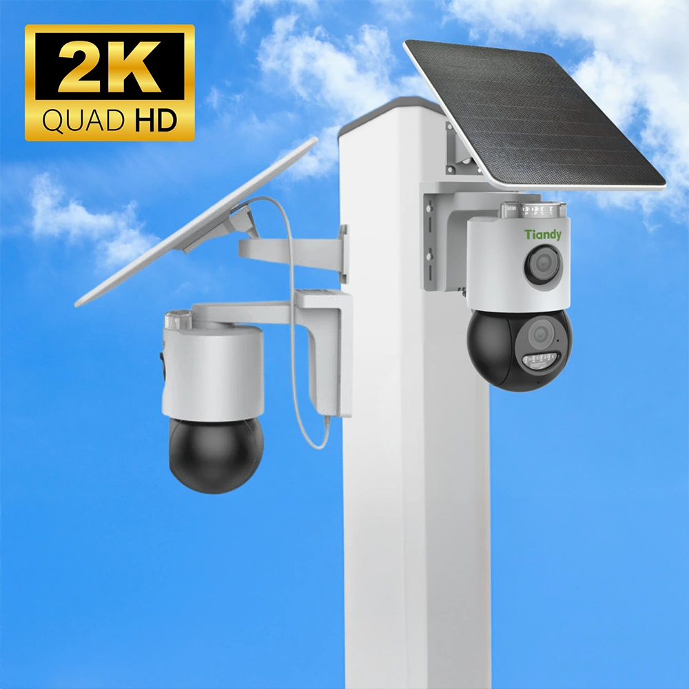 Camera TIANDY 4G AI Dual Lens TC-H363U  3MP - Năng Lượng Mặt Trời