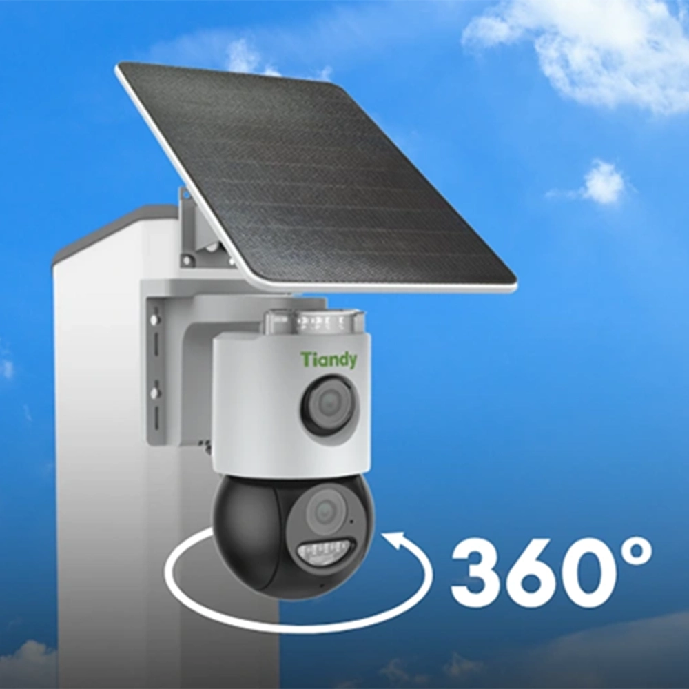 Camera TIANDY 4G AI Dual Lens TC-H363U  3MP - Năng Lượng Mặt Trời