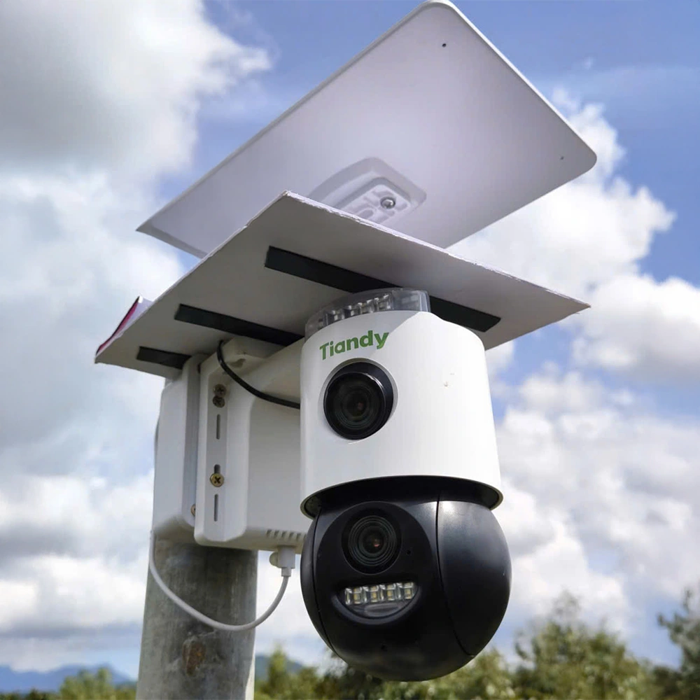 Camera TIANDY 4G AI Dual Lens TC-H363U 3MP - Năng Lượng Mặt Trời