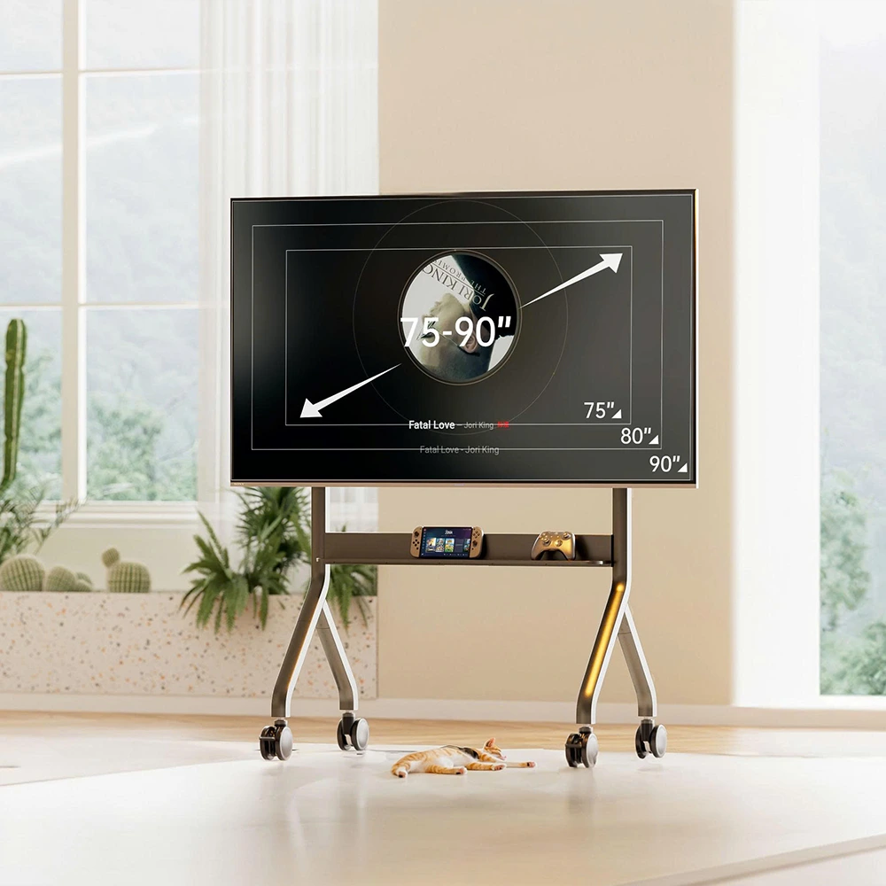 Giá treo Tivi Di Động NB P150 70" đến 90" - Nâng Hạ Có Điều Khiển