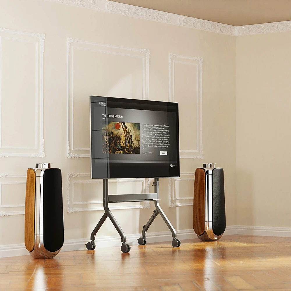 Giá treo Tivi Di Động NB P150 70" đến 90" - Nâng Hạ Có Điều Khiển