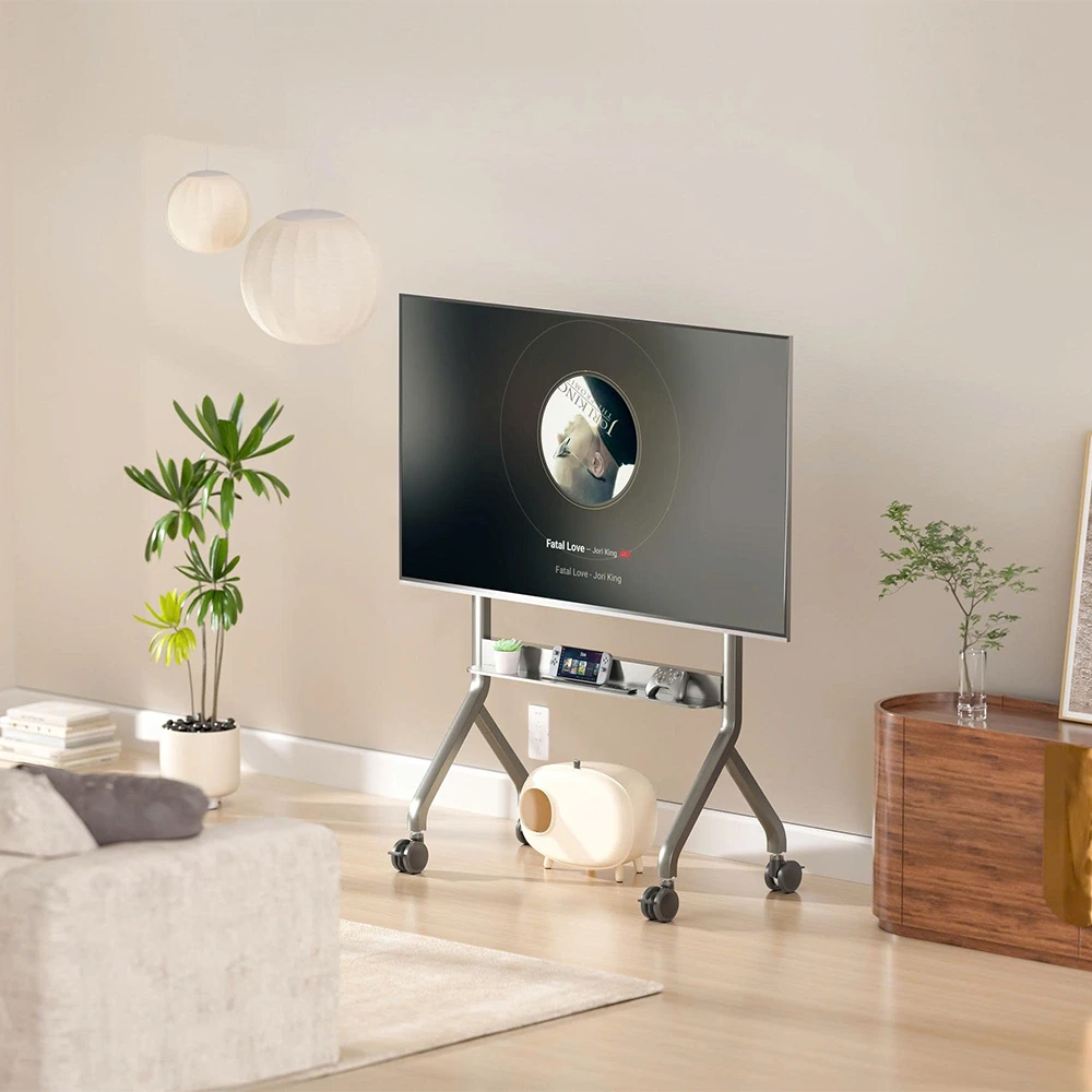 Giá treo Tivi Di Động NB P150 70" đến 90" - Nâng Hạ Có Điều Khiển