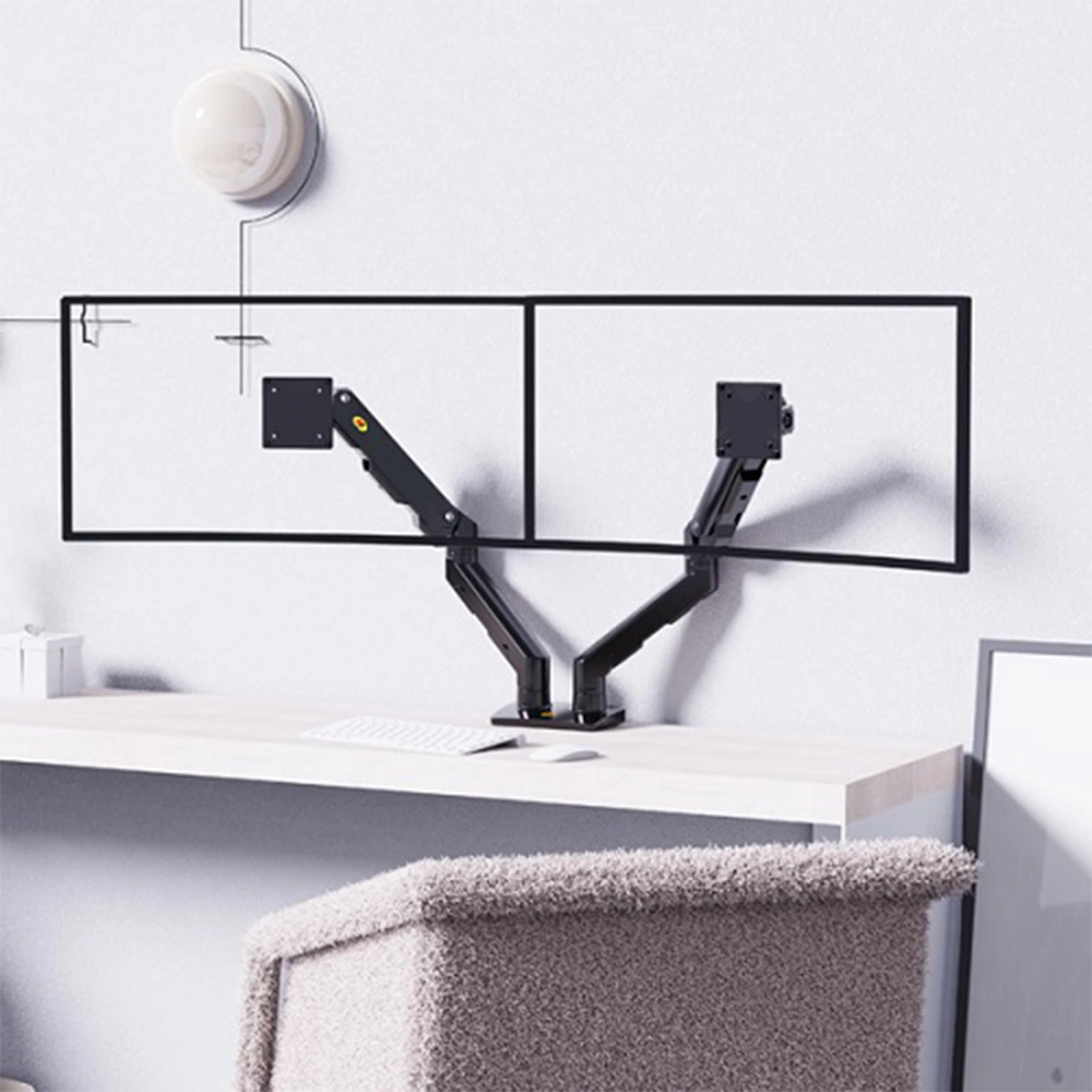 Giá Treo 2 Màn Hình Máy Tính NB G55 (27" - 34") - Xoay Đa Năng