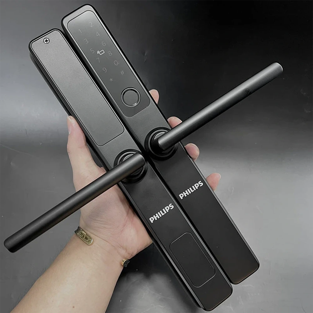 Khóa Vân Tay Cửa Nhôm Philips DDL608-5HWS - Kết nối Wifi