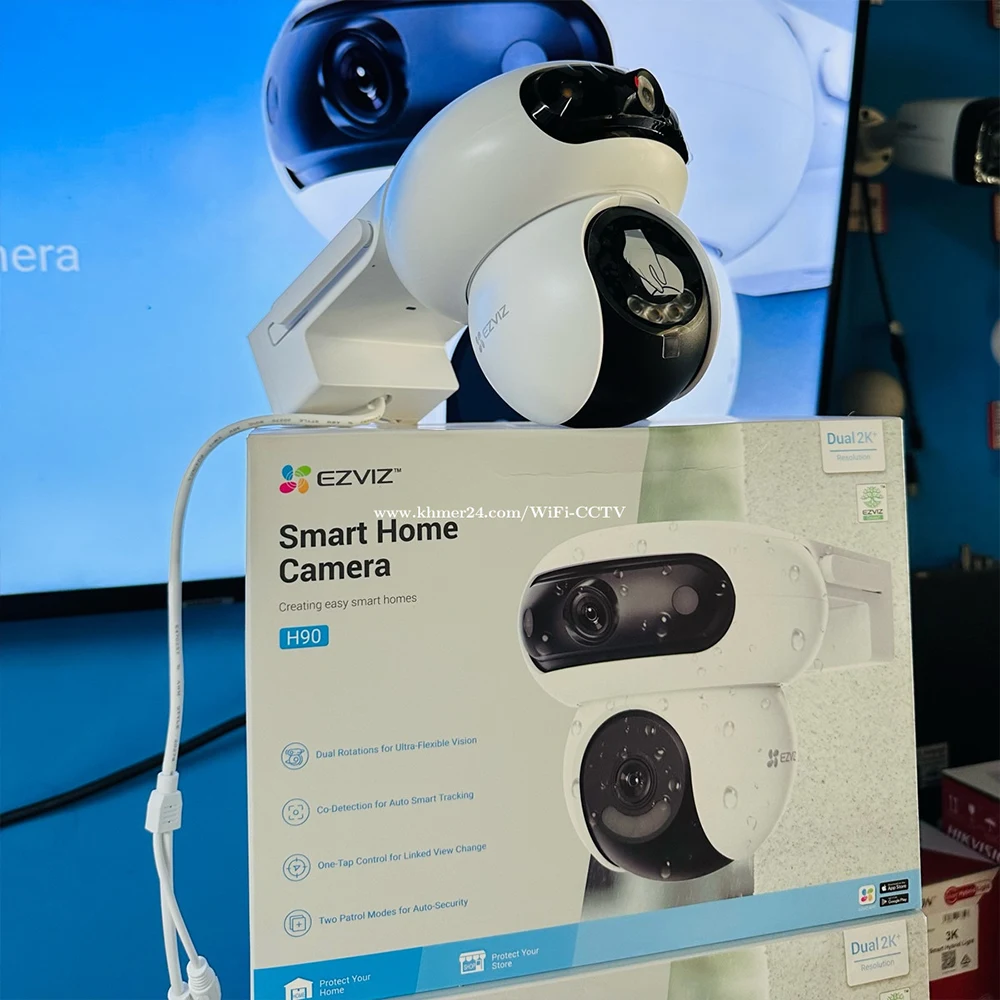 Camera mắt kép quay quét EZVIZ H90 Dual 2K