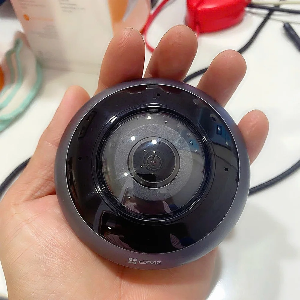 Camera Mắt Cá Ezviz E4P 3K  Xem Toàn Cảnh