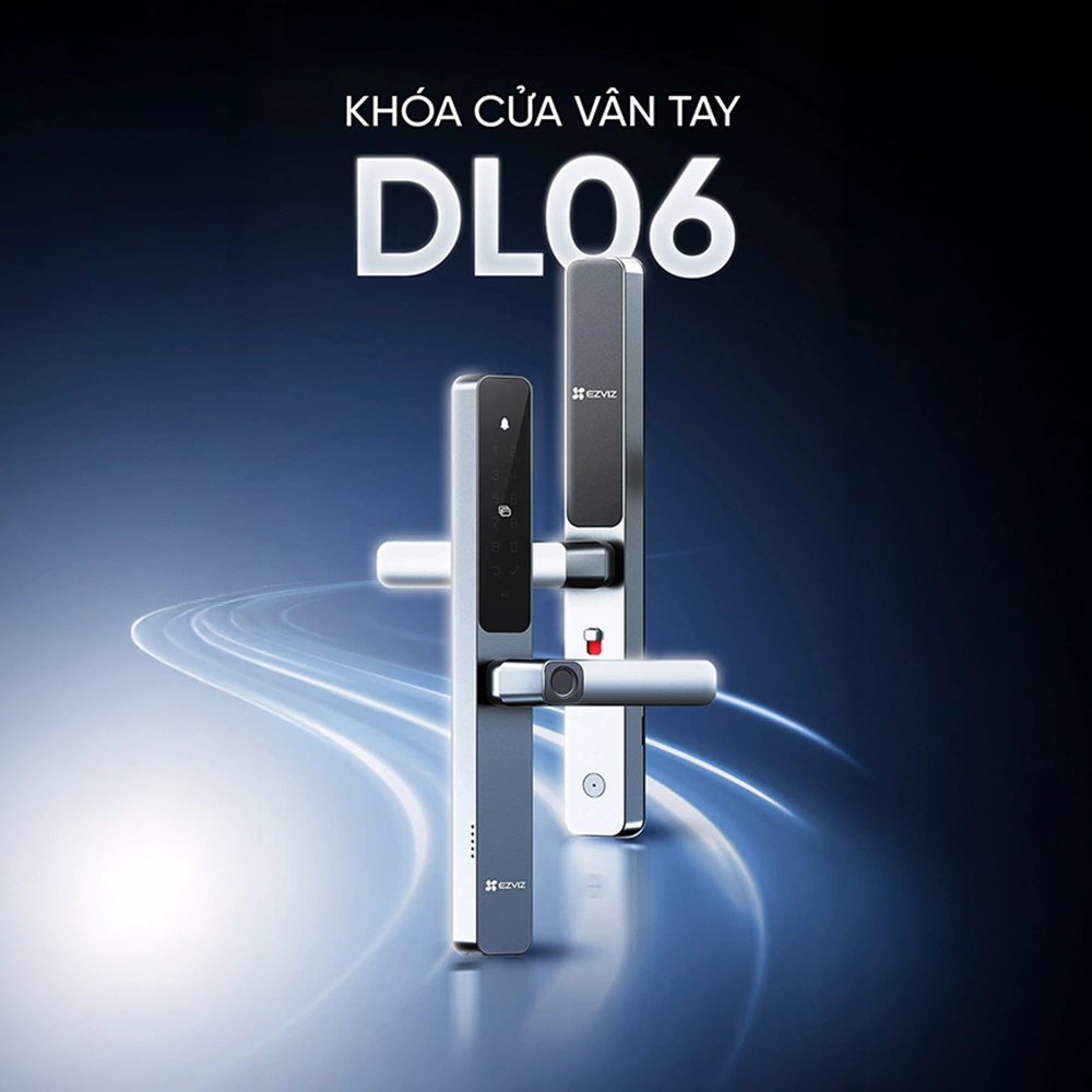 Khoá Cửa Thông Minh Ezviz DL06 - Điều Từ Xa Qua Điện Thoại