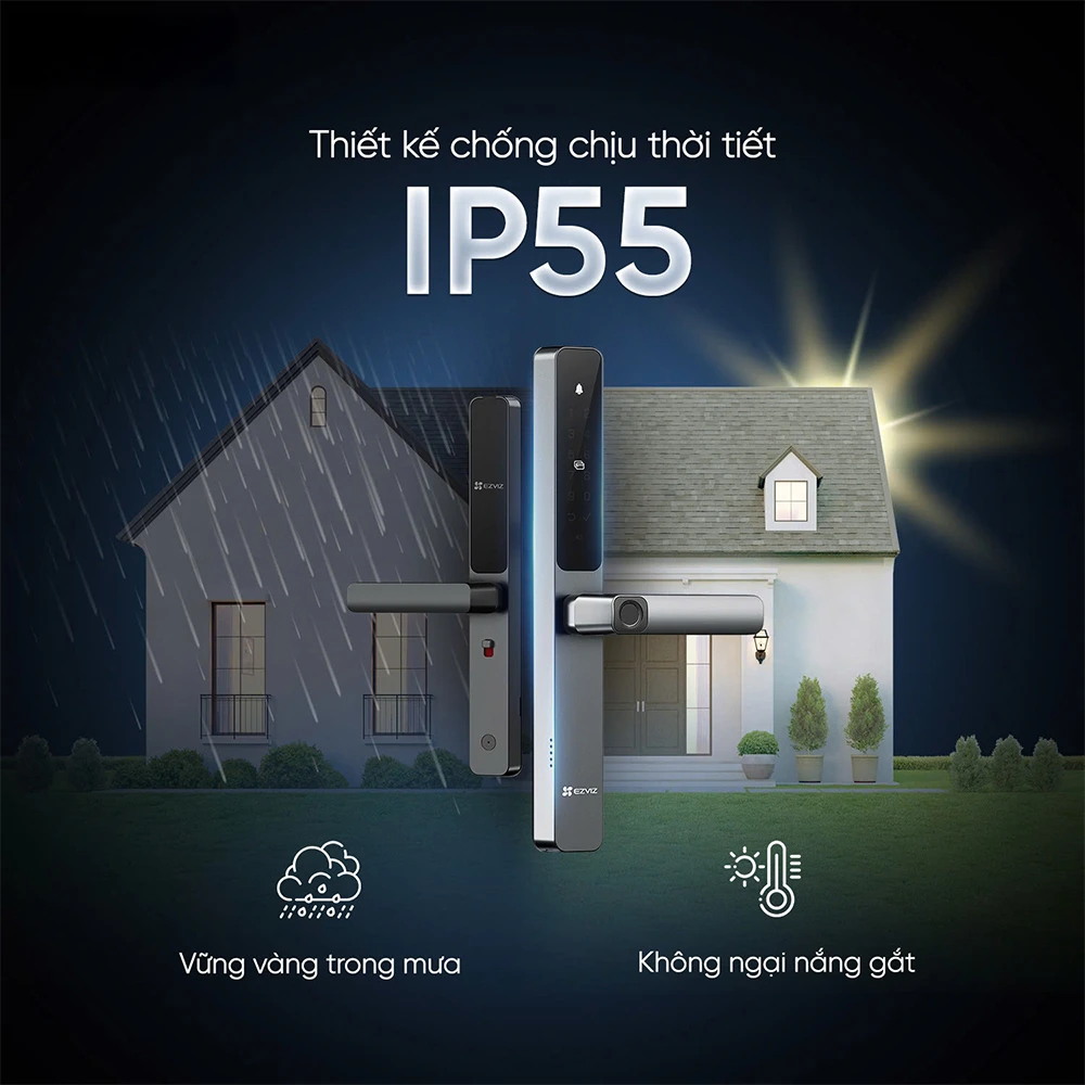 Khoá Cửa Thông Minh Ezviz DL06 - Điều Từ Xa Qua Điện Thoại