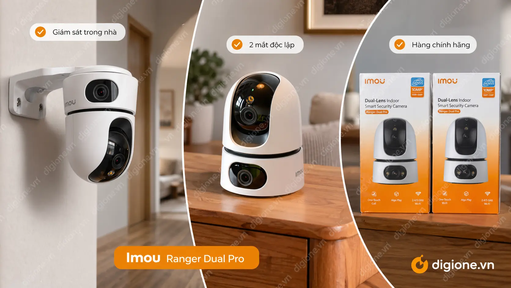 Camera IMOU IPC-S2XEP-6M0S 6MP 2K hai mắt th&ocirc;ng minh WiFi 6