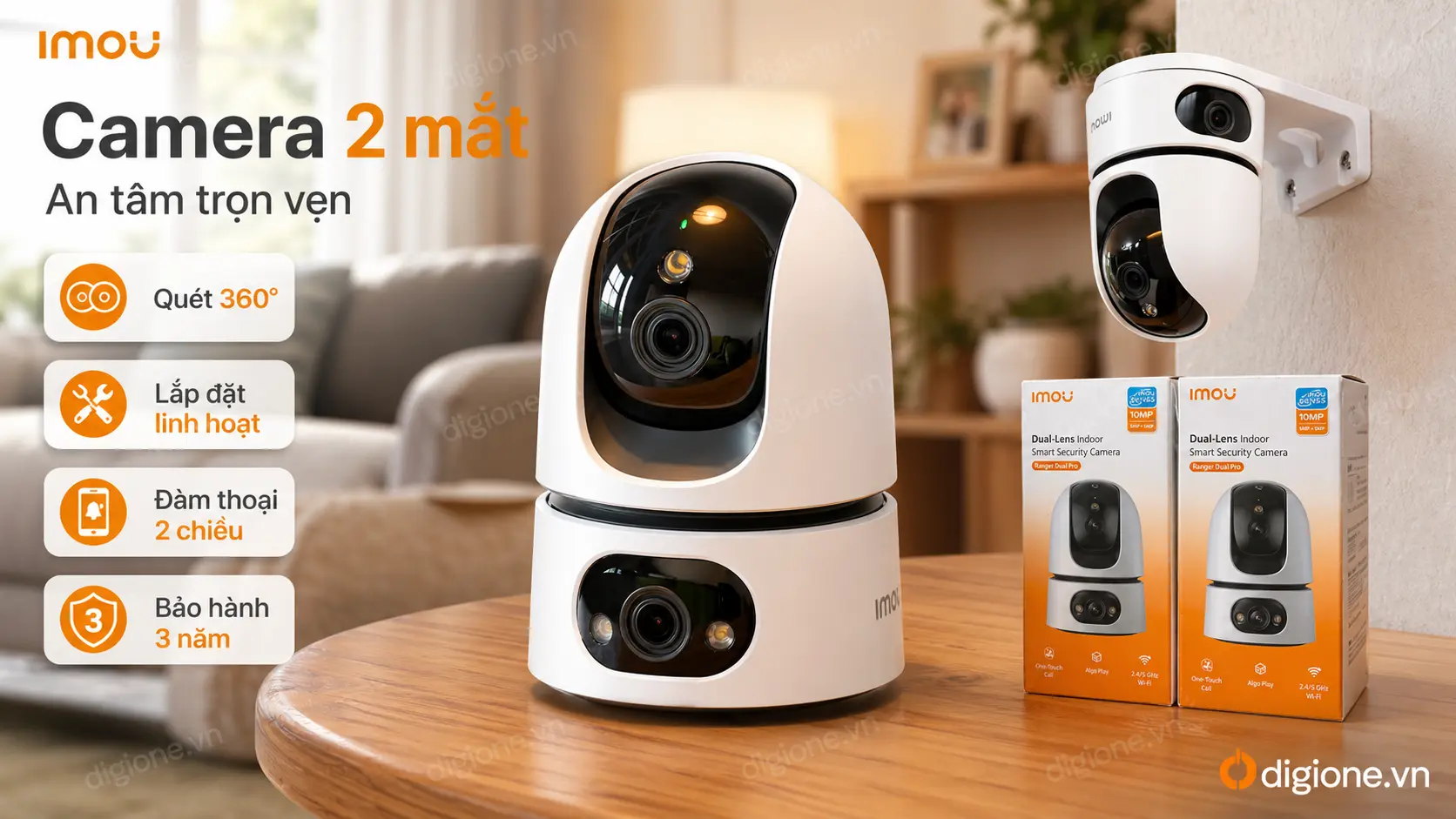 Chức năng gi&aacute;m s&aacute;t k&eacute;p đ&agrave;m thoại 2 chiều camera IPC-S2XEP-6M0S 2K