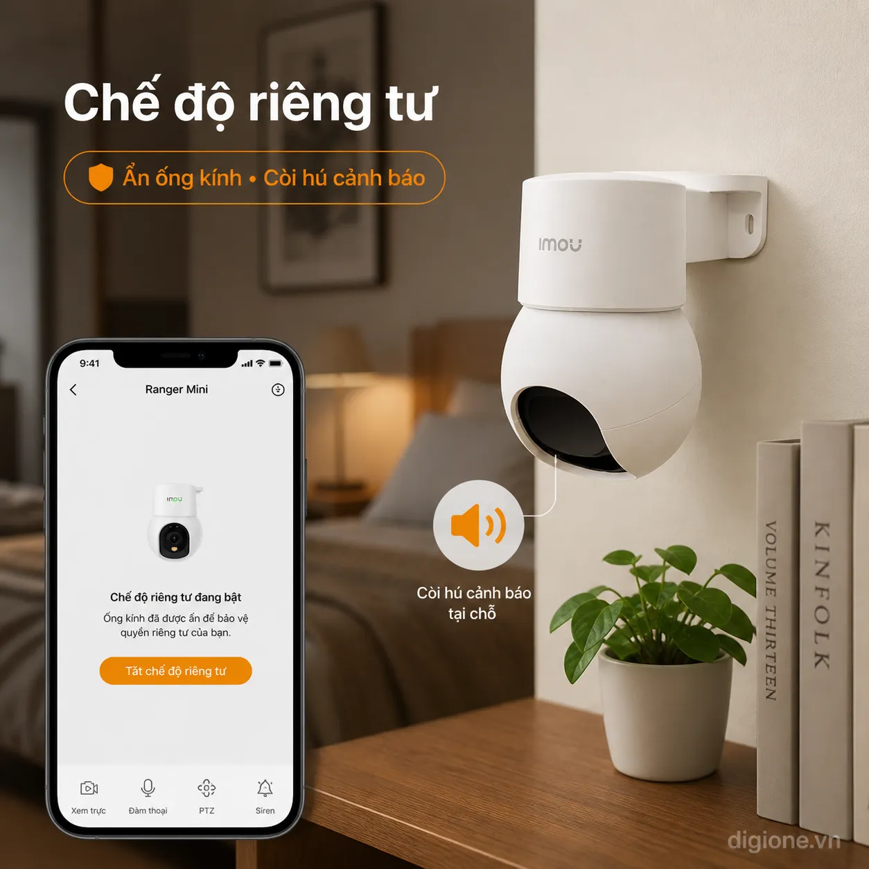Camera IMOU Ranger Mini 5MP IPC-K2MP-5H1WE 3K - Đàm thoại 2 chiều