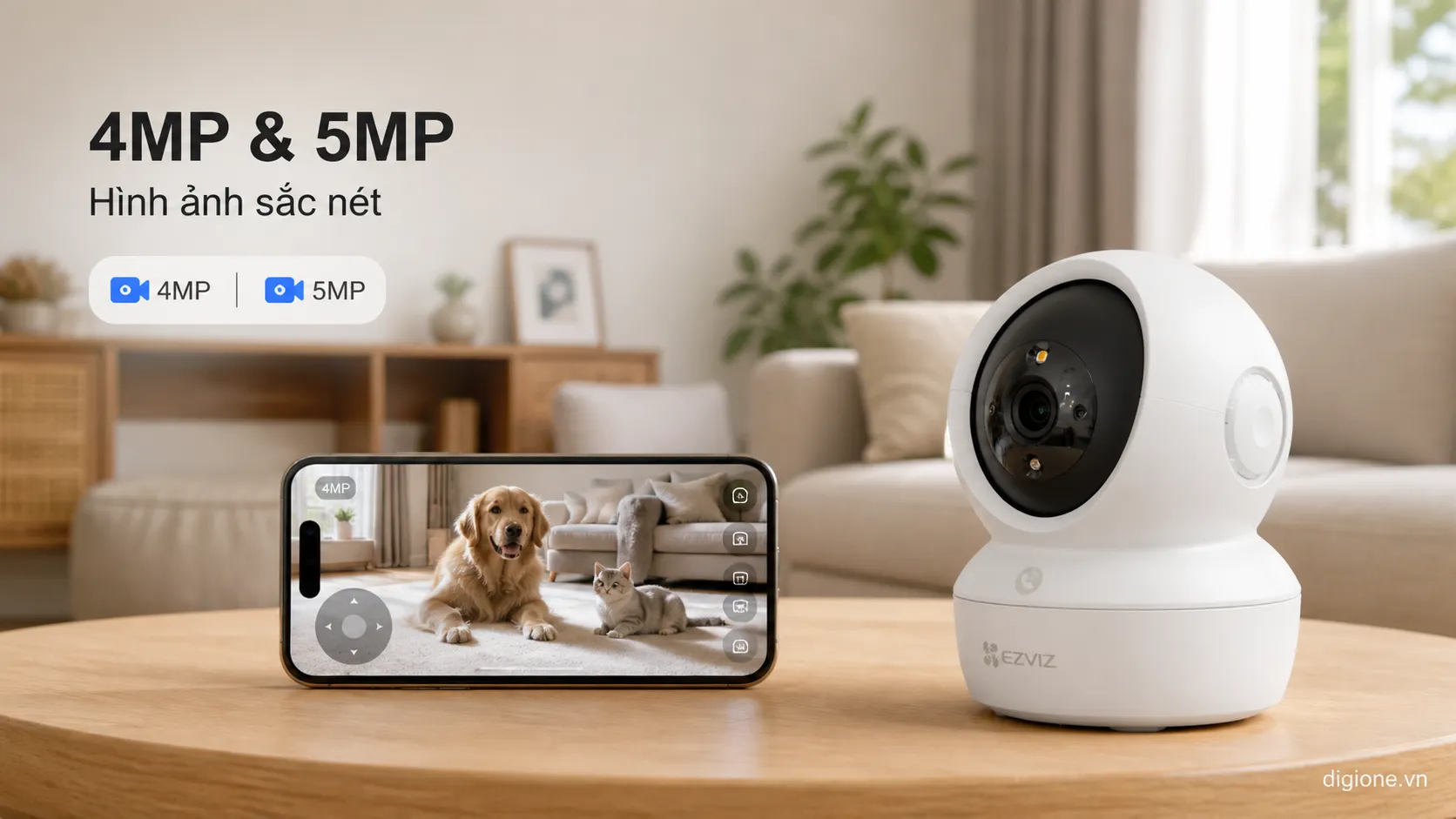 Th&ocirc;ng số EZVIZ H6c PRO 2K  4MP cảm biến WiFi 5GHz Type-C