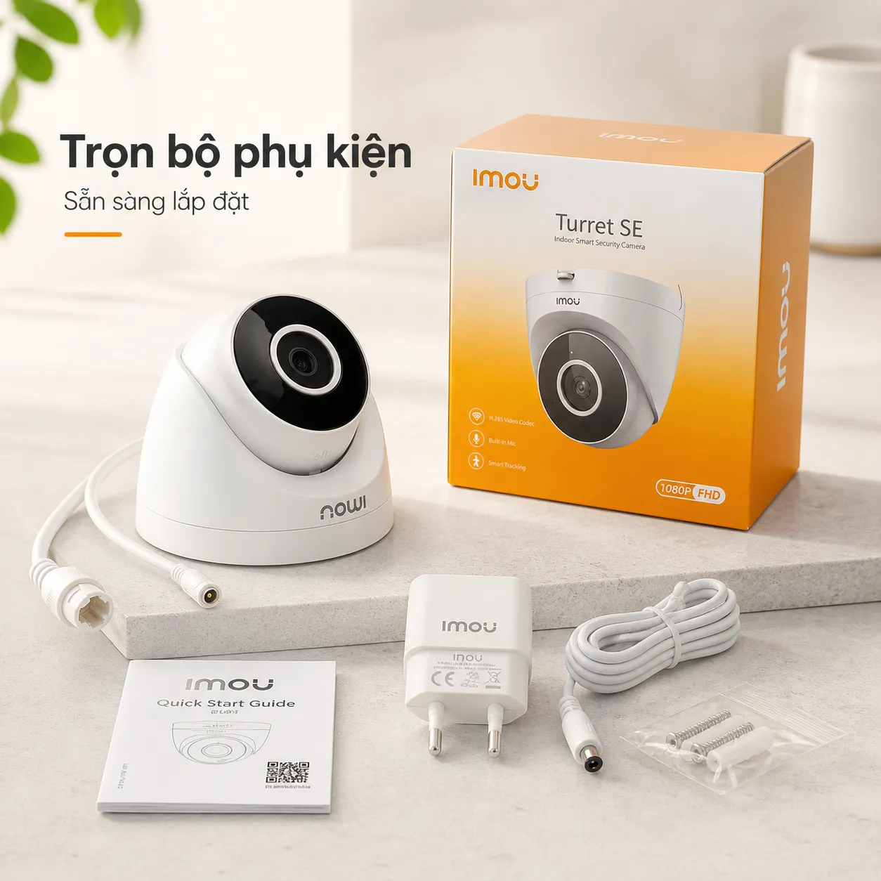 Camera IMOU IPC-T42EP Turret SE 4MP - Đàm thoại 2 chiều
