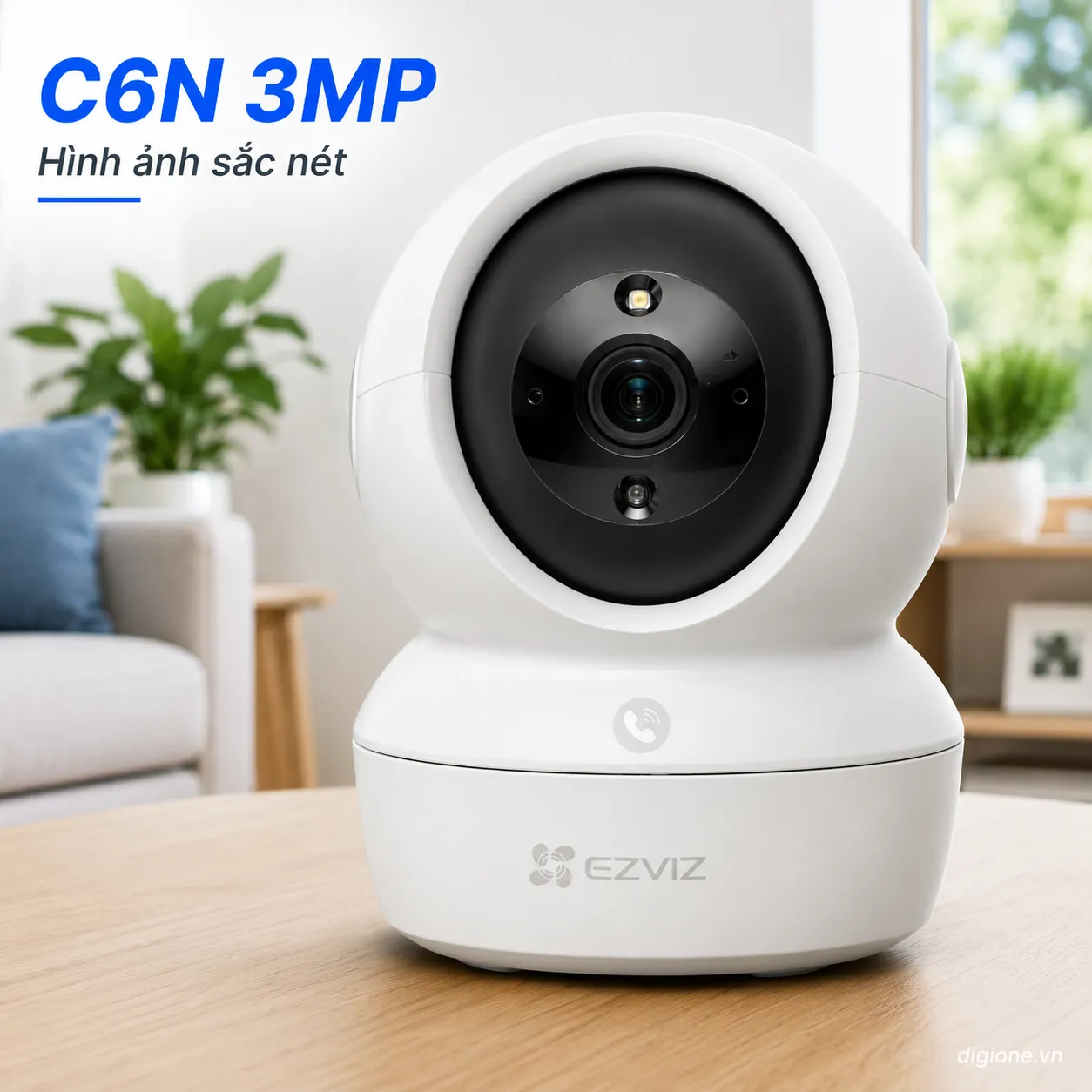 Camera EZVIZ C6N Pro 2K 3MP - AI nhận diện người, Đàm thoại 2 chiều