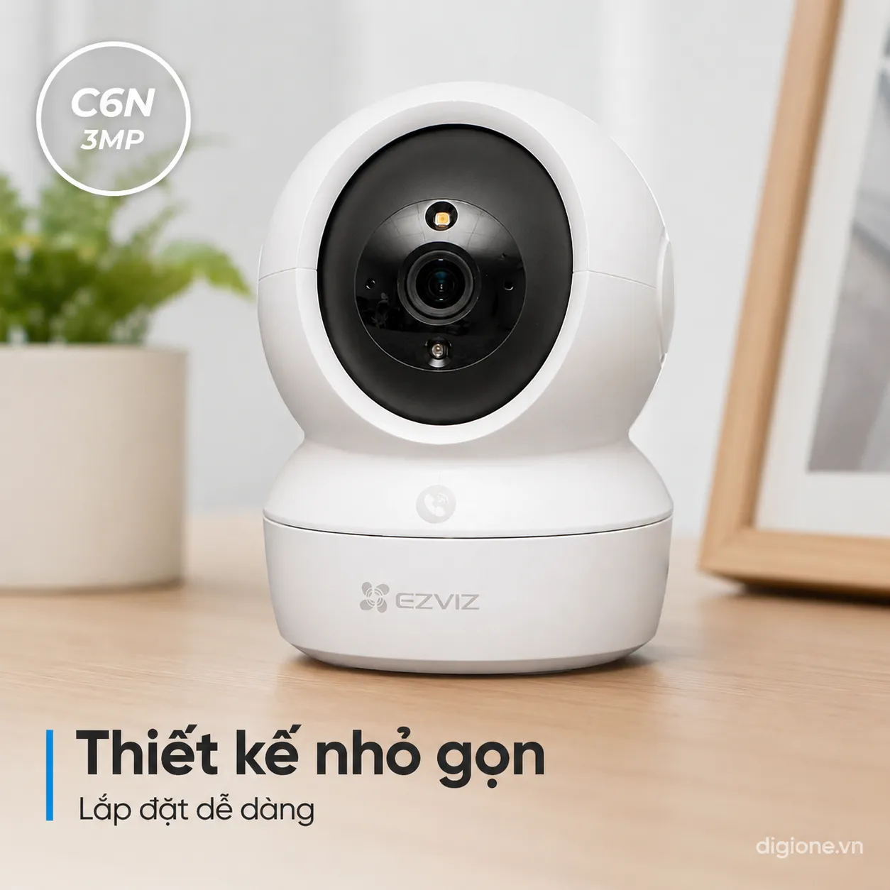 Camera EZVIZ C6N Pro 2K 3MP - AI nhận diện người, Đàm thoại 2 chiều