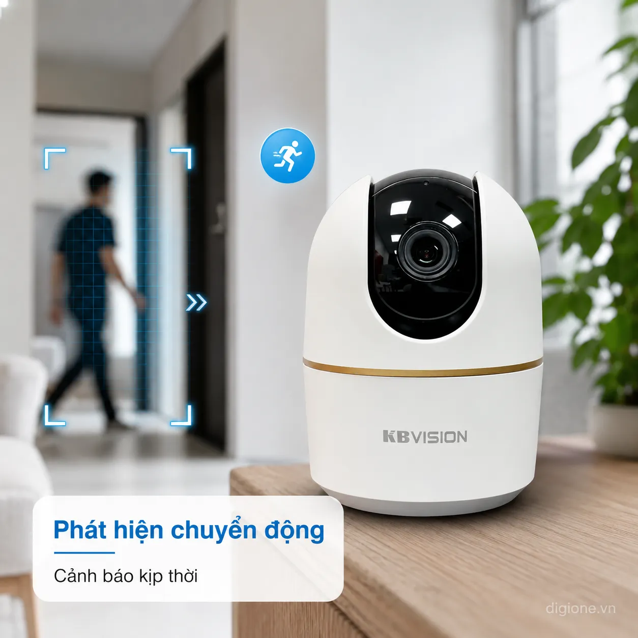 Camera KBVISION KX-A5W 5MP 3K - AI nhận diện người, Đàm thoại 2 chiều