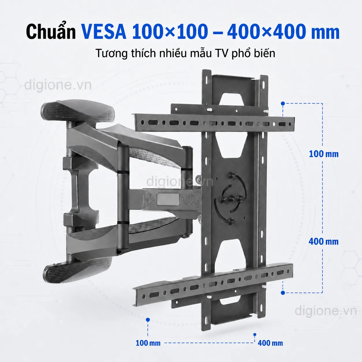 Giá Treo Tivi NS3770XZ - Khung Treo Xoay 90° Ngang Dọc TV 37-70 Inch