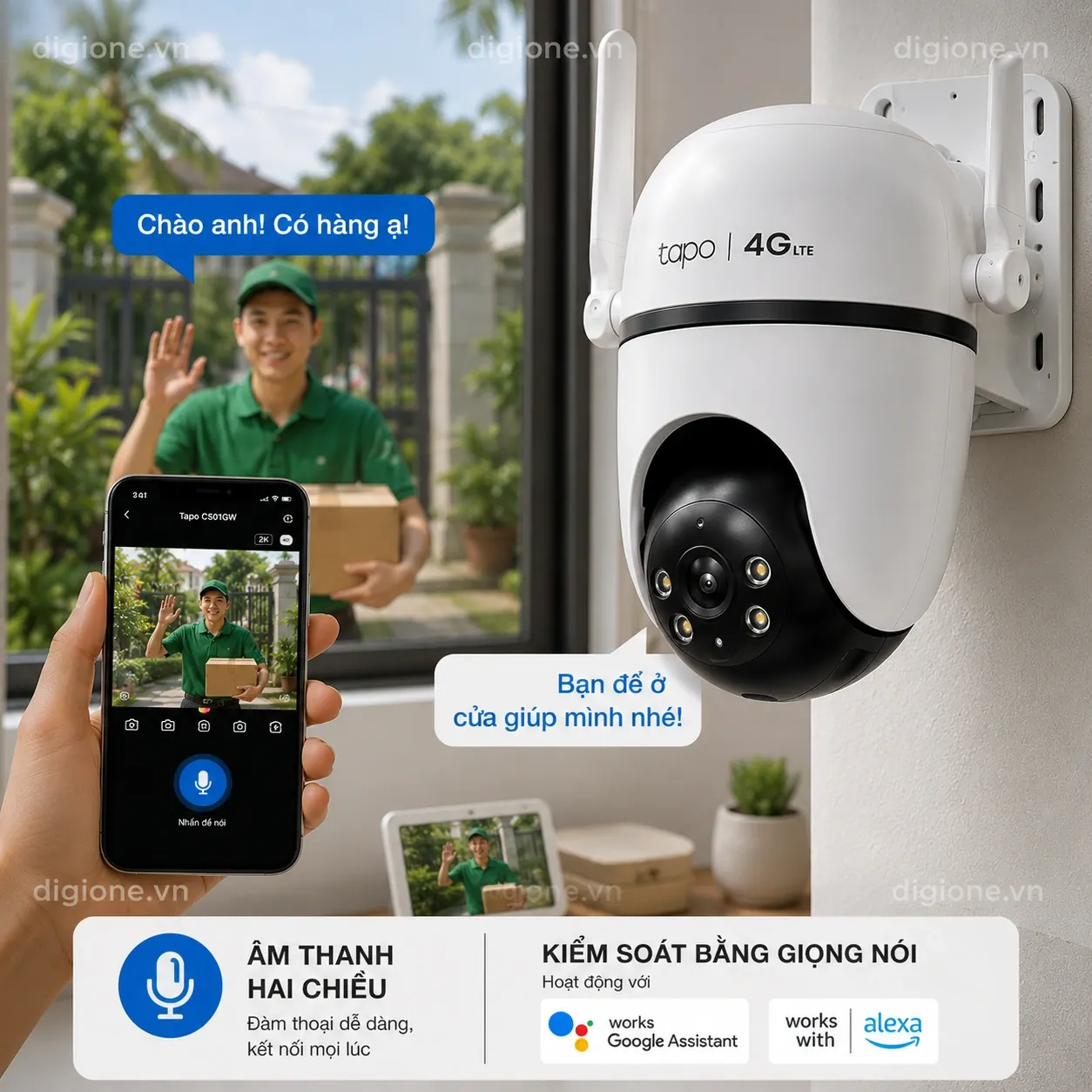 Camera TP-LINK TAPO C501GW 4G LTE 1080P Xoay 360° Ngoài Trời