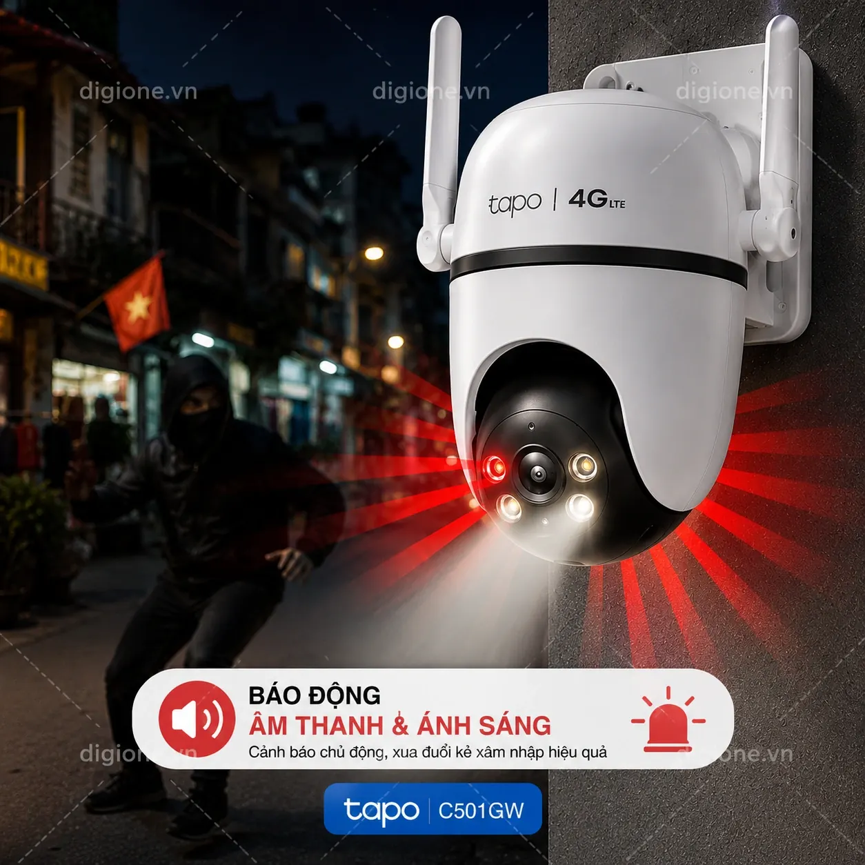 Camera TP-LINK TAPO C501GW 4G LTE 1080P Xoay 360° Ngoài Trời