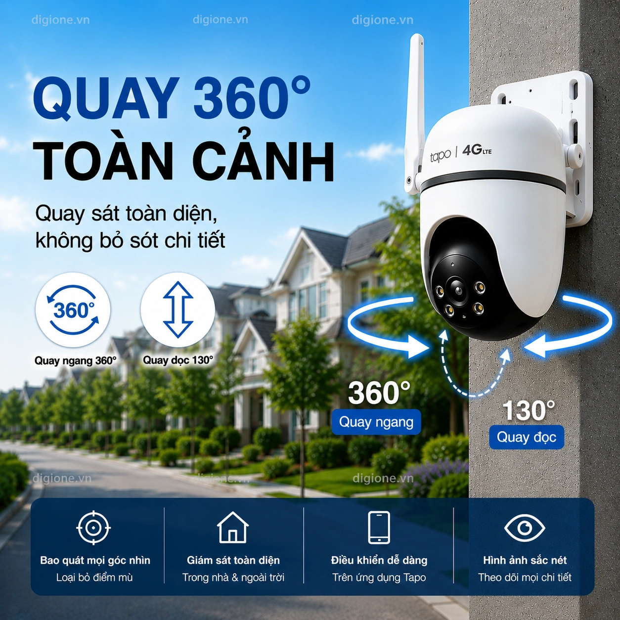Camera TP-LINK TAPO C501GW 4G LTE 1080P Xoay 360° Ngoài Trời