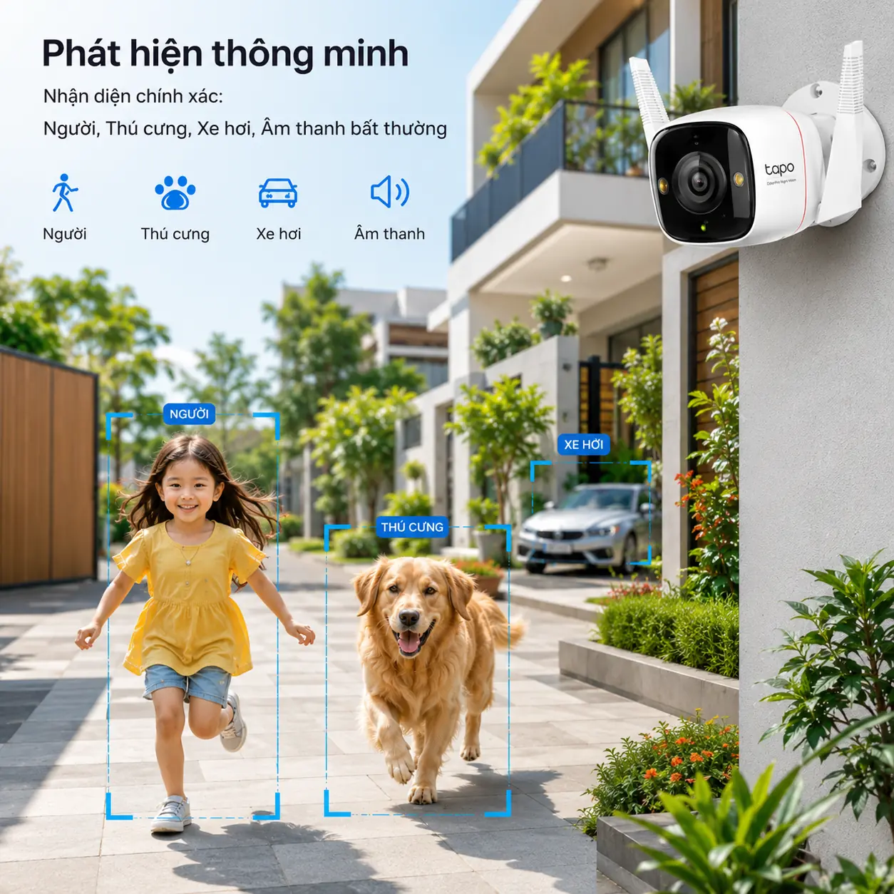 Camera TP-LINK TAPO C325WB 2K QHD F1.0 Đêm Có Màu Ngoài Trời