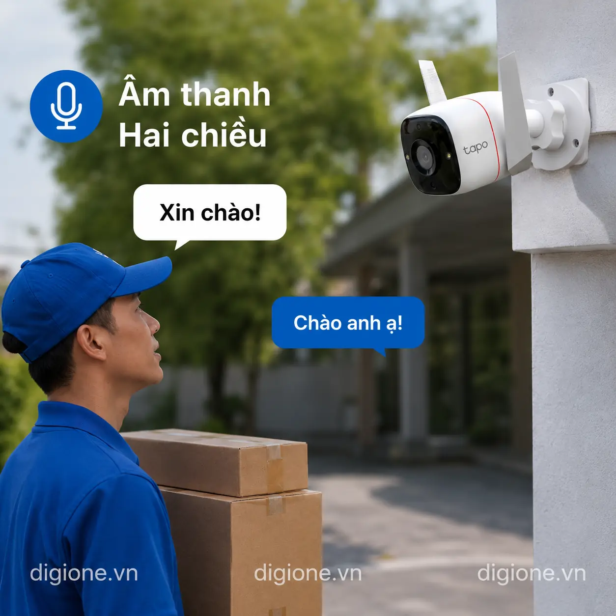 Camera TP-LINK TAPO TC65 Wi-Fi 3MP Ngoài Trời IP66